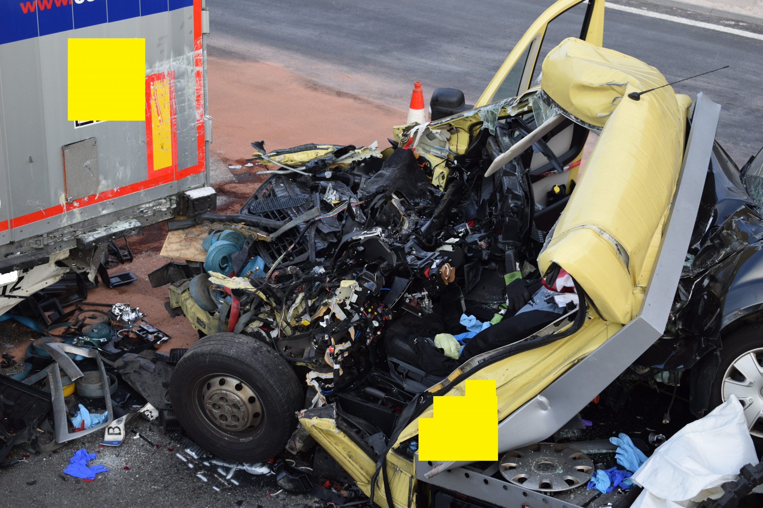 070 – 01.06.2017 – VU LKW und 2 PKW’s – A 6