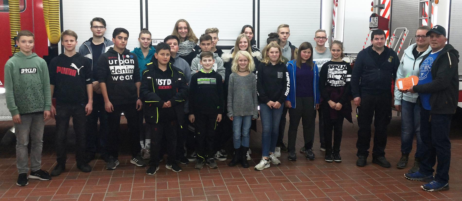 Spende für die Jugendfeuerwehr