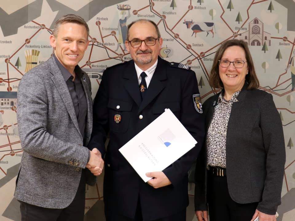 stellvertretenden Kreisfeuerwehrinspekteur Franz-Josef Preis auf eigenen Wunsch entpflichtet