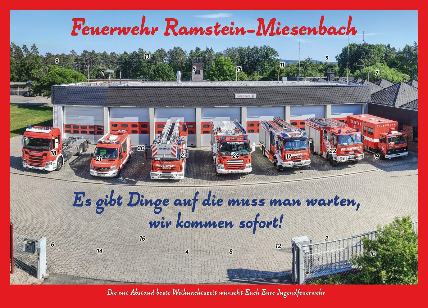 Ein Advendskalender für die Feuerwehr