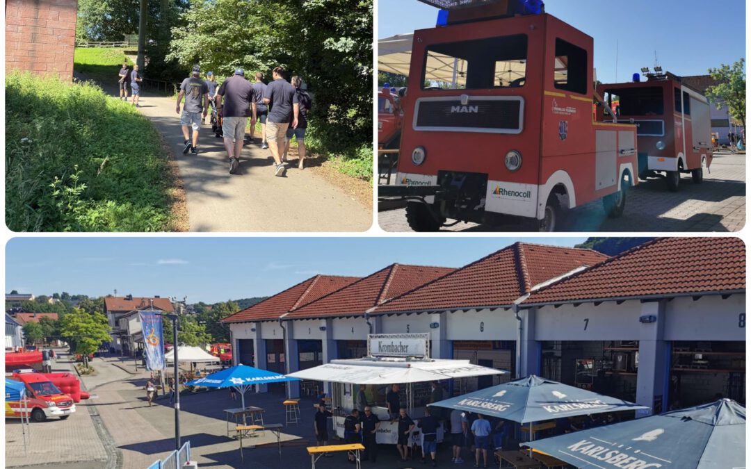 Feuerwehren Niedermohr und Ramstein besuchen Feuerwehrfest in Glan – Münchweiler