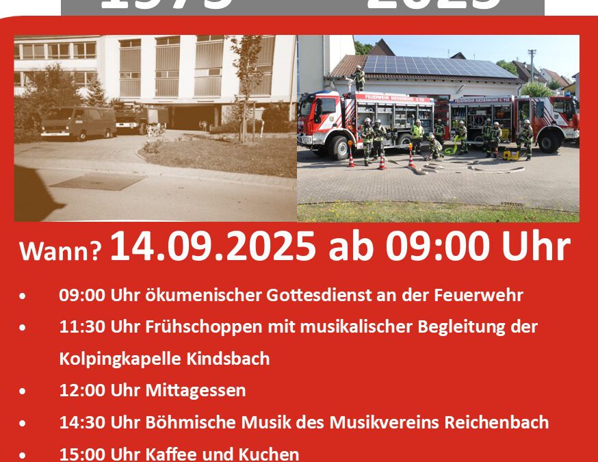 50 Jahre Feuerwehr Niedermohr