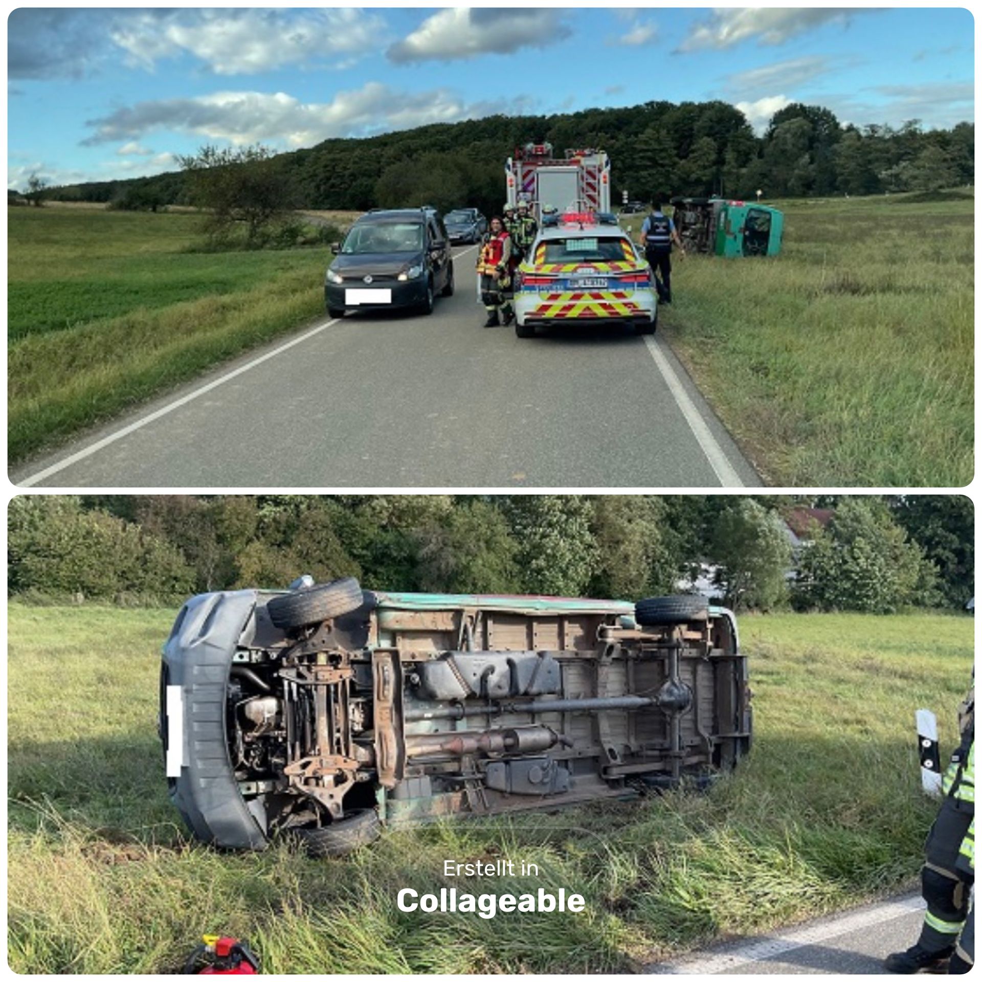 189 – 16.09.2025 – VU Transporter im graben – K9