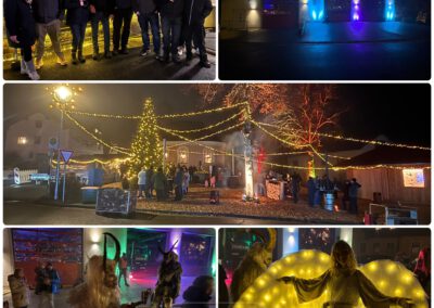 Zu besuch beim Dorfweihnacht in Thenried